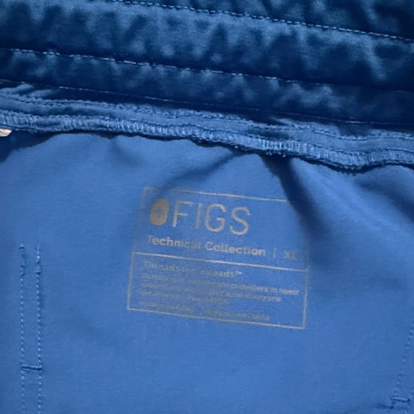 Figs Women's Vibrant Blue Joggers with Light Drawstring - Picture 2 of 2